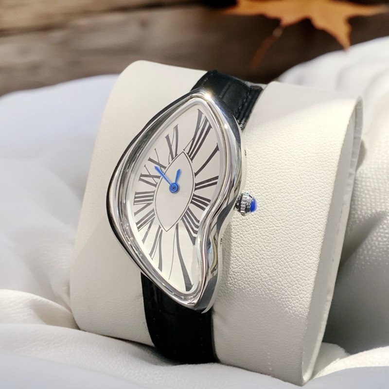 Leather Watch Band Men - Средневековые часы Alien Melt and Twist