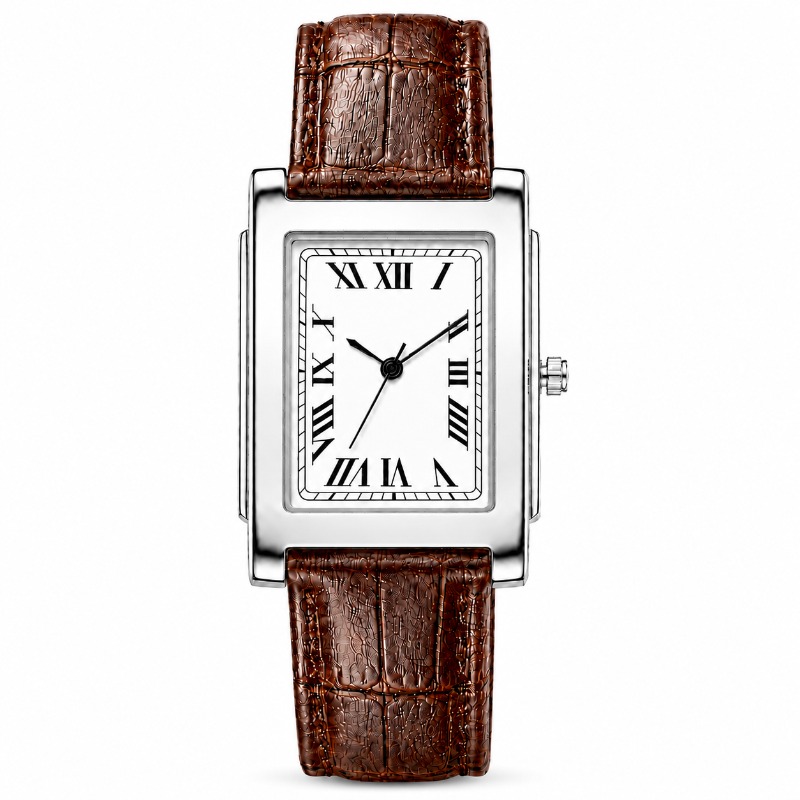 Мужские деловые аналоговые ква – обзор и цена Leather Watch Band Men