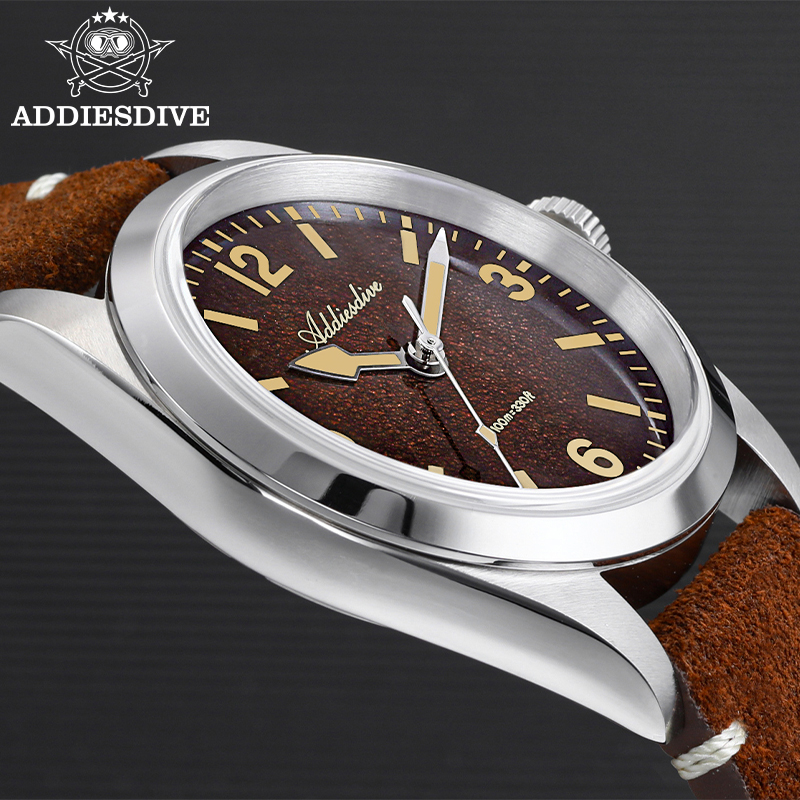 Часы ADDIESDIVE 36 мм, 200 м,  – обзор и цена Tropic Strap Vintage