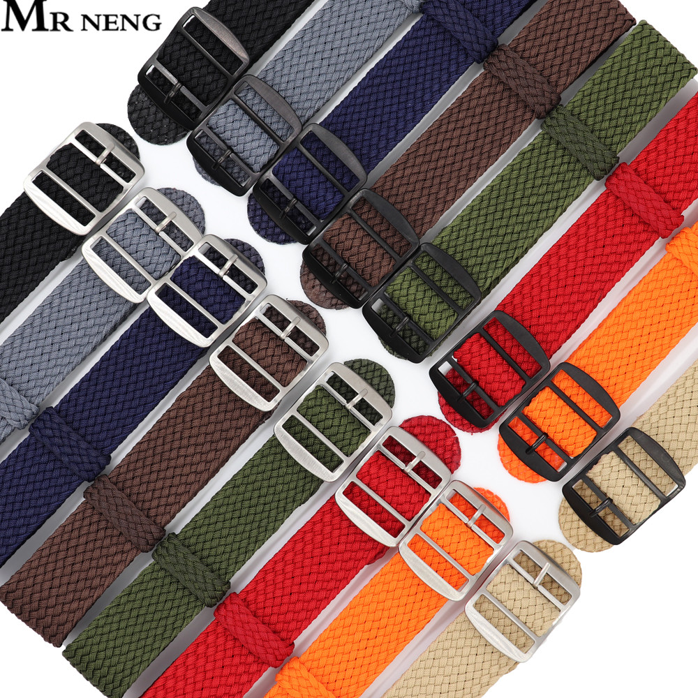 Ремешок для часов 18 20 22 мм  – обзор и цена Perlon Strap Woven