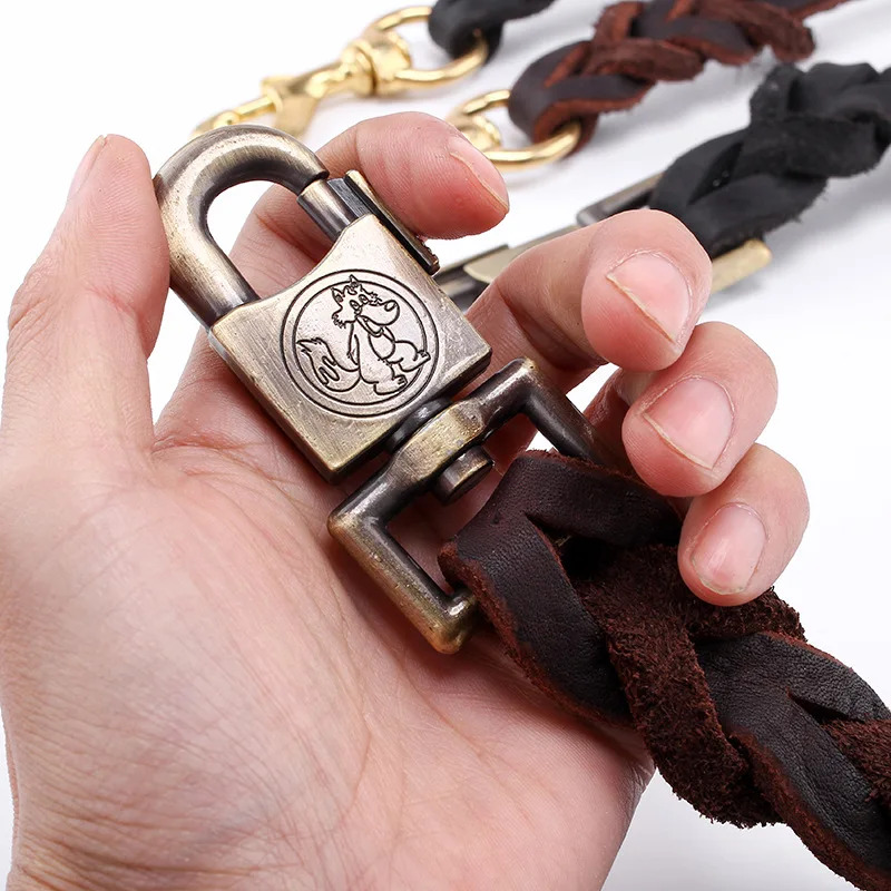 Поводок для собак из натуральн – обзор и цена Leather Strap Quick Release