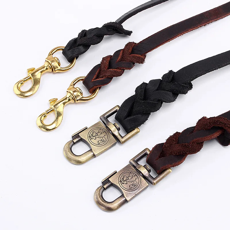 Поводок для собак из натуральн – обзор и цена Leather Strap Quick Release